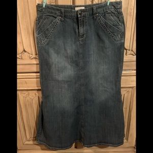 Jean skirt